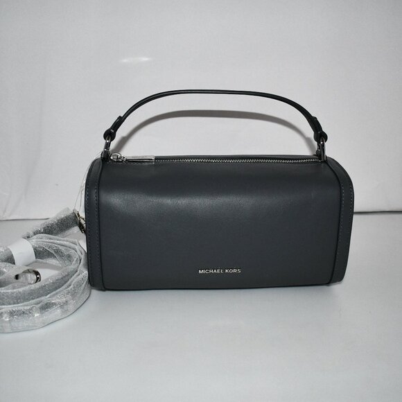 Michael Kors Handbags - Michael Kors Orchard Small East West Barrel Crossbody Bag in Slate #3SF4S50C5L N